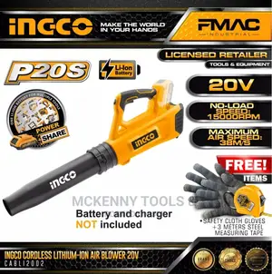 Ingco Lithium-ion Aspirator Blower 20v Cabli2002