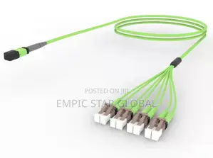 Optics Fiber Mpo-4xlc Duplex Breakout Cable OM5