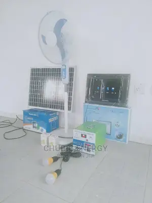 Tonobo Complete Solar Generator TV Fan Inverter Solar Panel