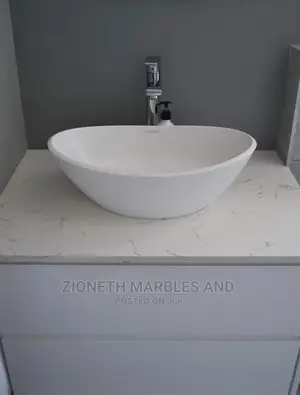 White Carara Marble Slab