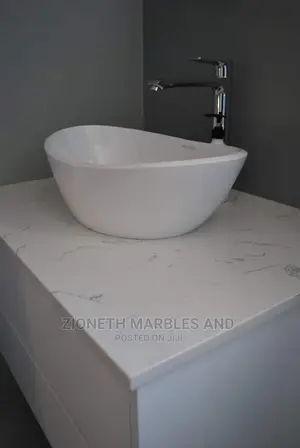 White Carara Marble Slab