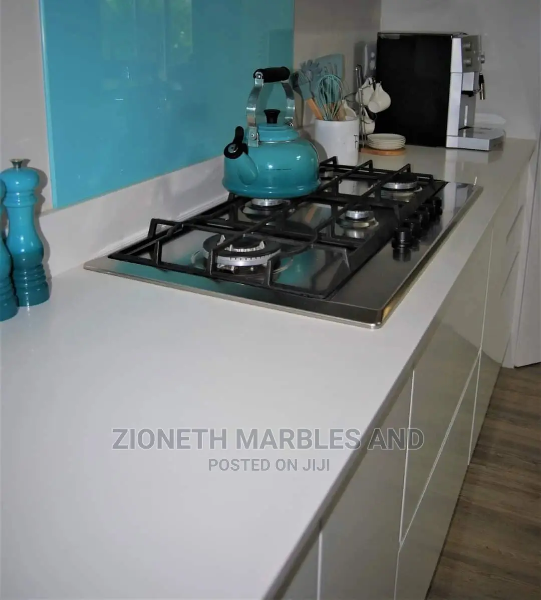 White Carara Marble Slab