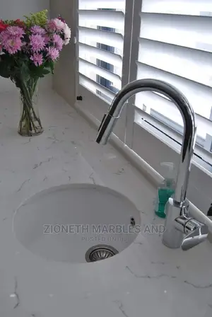 White Carara Marble Slab
