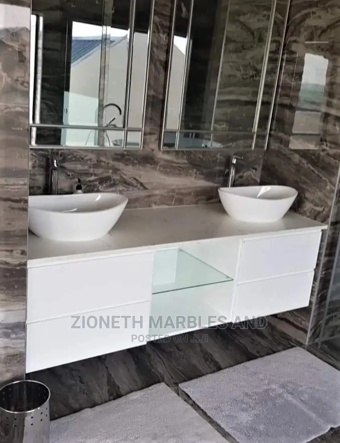 White Carara Marble Slab