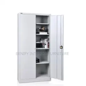 Full Height Metal Storage Cabinet Bookshelf