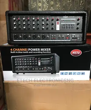 4channels Mixer Amplifier With Usb and Amplifier Inside
