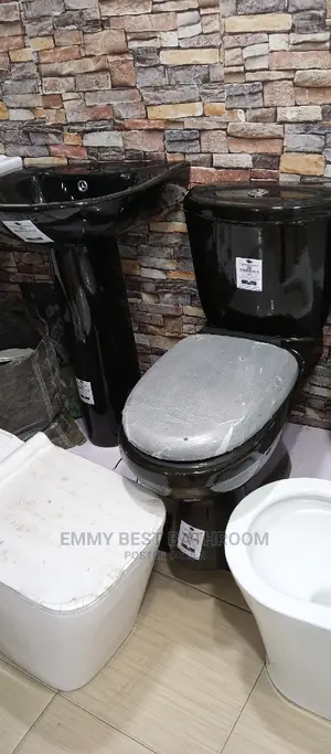 Original Black Colour Wc Set