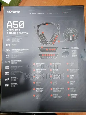 Astro A50 Wireless +Base Station Headphone
