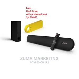 Soundbar With Craftsman-Processed Bass Wired Subwoofer Model