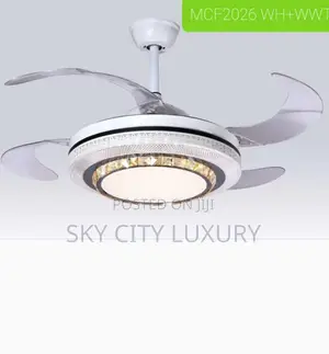 Led Fan Chandelier Light
