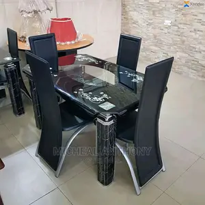 Curve Dining Table by 4 Wit Four Chairs