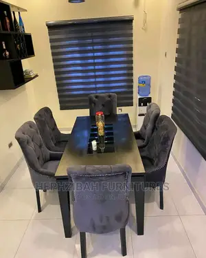 6 Seater Executive Grey Dinning Set
