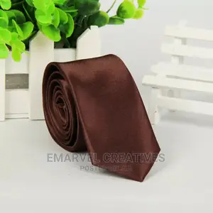 New Mens Stylish 5cm Skinny Solid Color Neck Tie Necktie