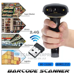 Supermarket 2.4g Wireless Laser Scanner Barcode Reader