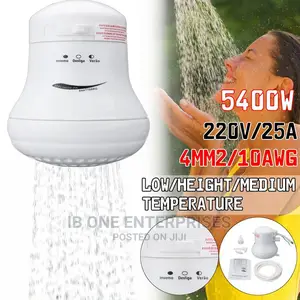 Electric Shower Head Tankless Immediate Hot Water Heater