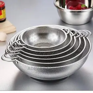 6 Pieces Sets Stainless Sieve