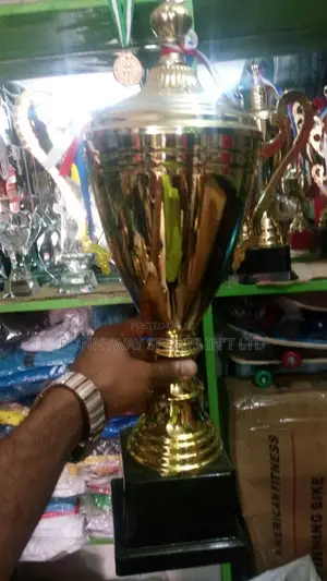 O45 Big Gold Trophy At BONNYWAY Sports Int'l Ltd Lagos