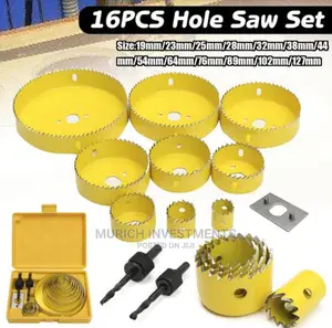 Holesaw Wood, Plasterboard, Plastic Thin PVC Cutter Set