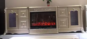 Gold Colour TV Stand Fire Plate With Quality Design 2miter L