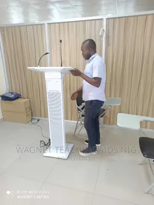 Hire Wireless Column Lectern