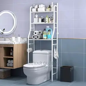 3 Tier Over the Toilet Bathroom Storage Rack Shelf Organizer