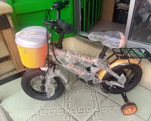 Size 12 Kids Bicycle With Back Carrier