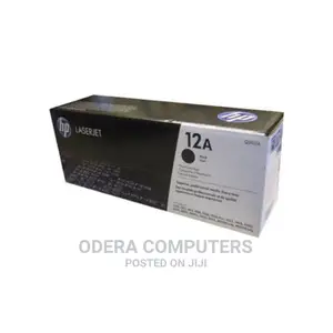 Hp 12a Black Genuine Laserjet Toner Cartridge (Q2612a).