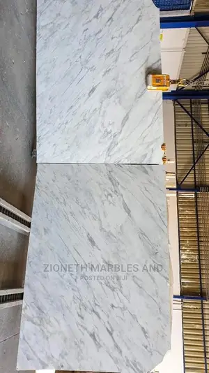 White Cararah Marble Slab