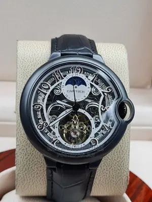 High Quality CARTIER Mechanical Leather Watch for Men