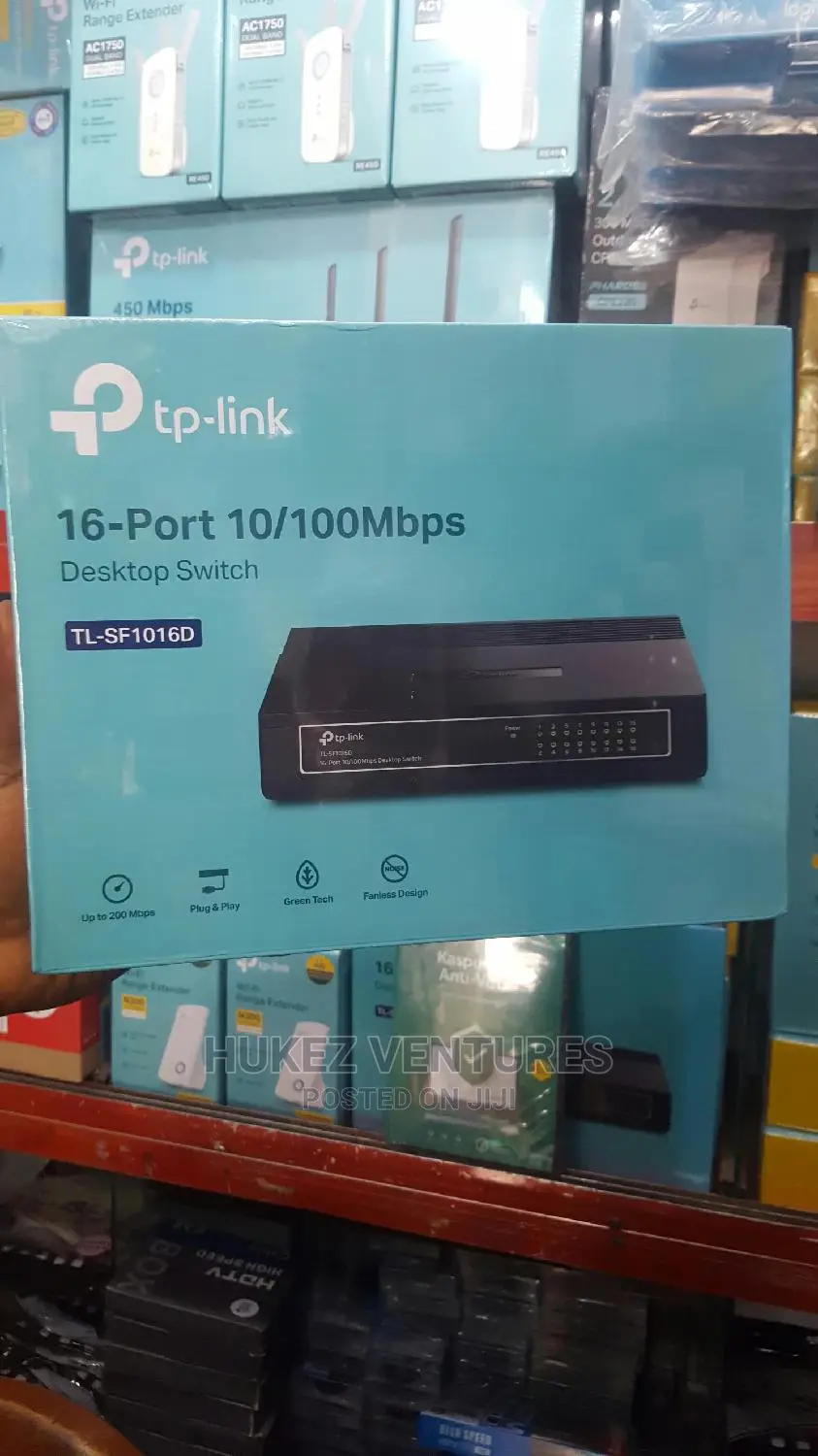 Tp Link 16 Port Desktop Switch SF1016D