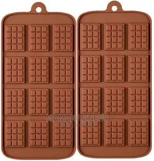 Waffle Shaped 12 Holes Silicone Resin Mold