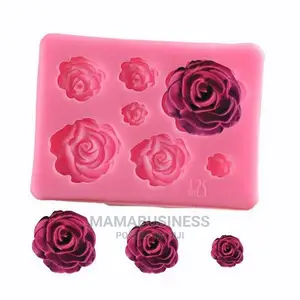 3d Rose Sugar Craft Silicone Fondant Mold