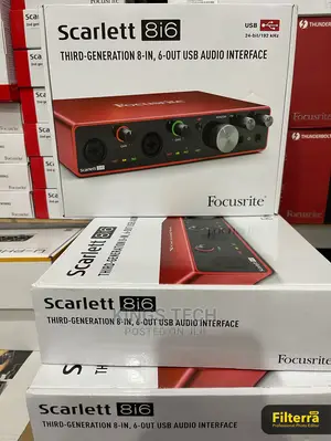 SCARLET FOCUSRITE 8i6 3rd Generation