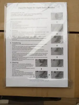 Light Colour Heatpress Transfer Papers