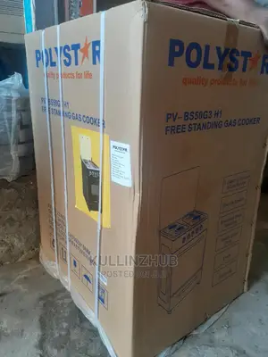 Polystar 3 Bunner Gas Cooker,Hot Plate,Auto Ignition Oven