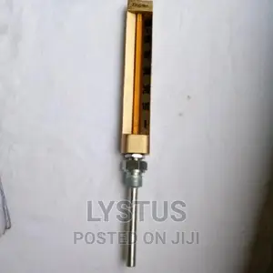 0-600°c Brass Industrial Glass Tube Thermometer 110mm X 100m