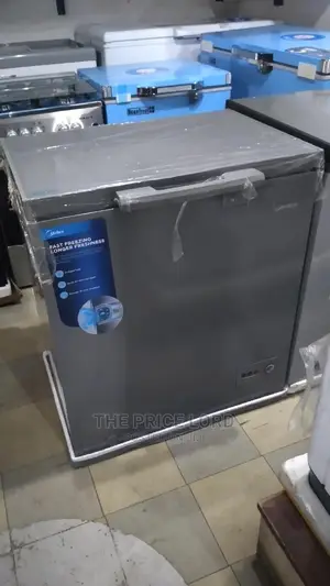 Midea Chest Freezer 142l Hs-185 Silver