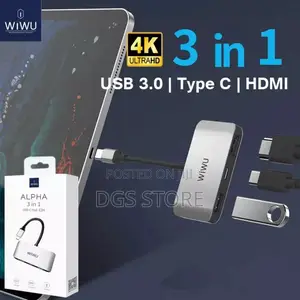 Wiwu Alpha 3in1 USB-C Hub C2H