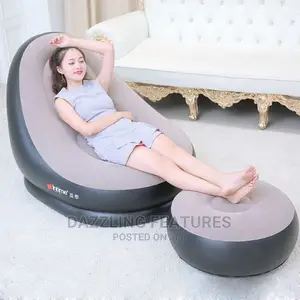 Inflatable Chair With Foot Rest