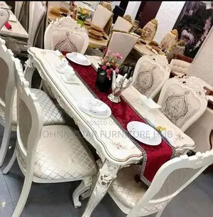 Italian Unique Royal Dining Tables With 6 Chairs