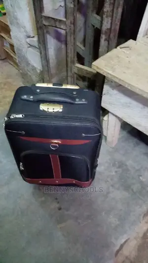 Black and Brown Small Two Wheels Lightweight Box