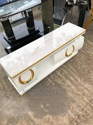 White Executive TV Stand