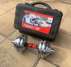 30kg Chrome Set Dumbell With Hand Grip