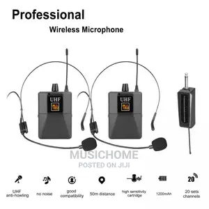 Universal Dual Cameras Recording Wireless Microphone