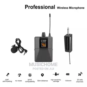 Single Rechargeable Lapel Camera Wireless Mic
