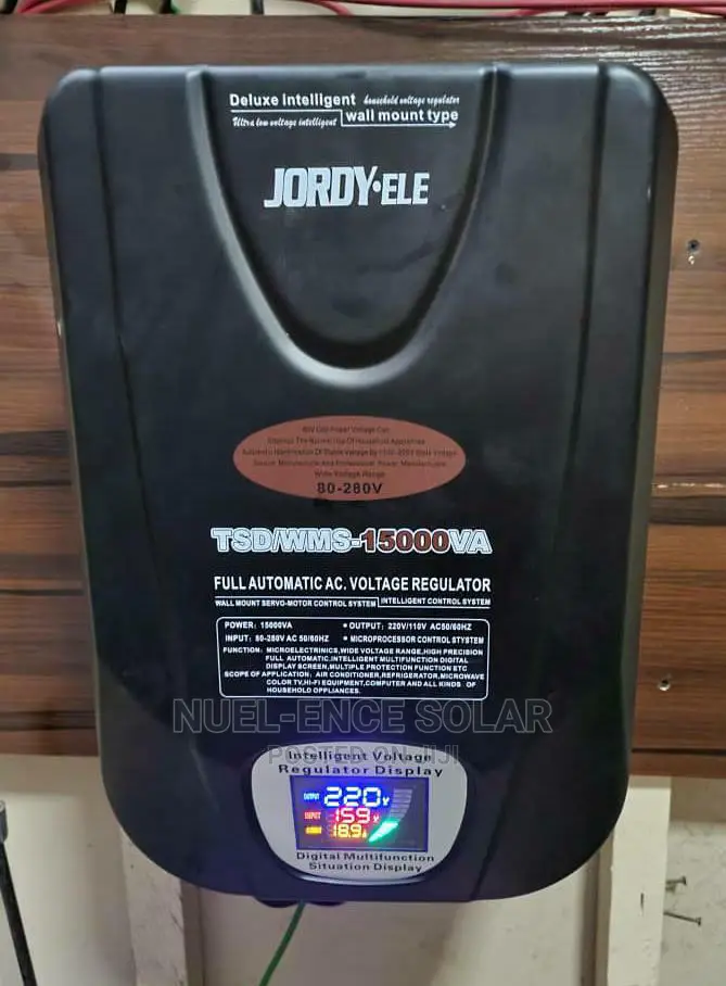 15kva Industrial Stabilizer Servo Wall Mount.