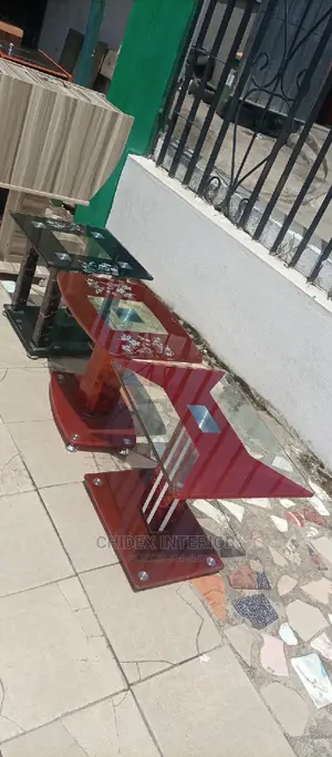 Exotic Glass Side Stool