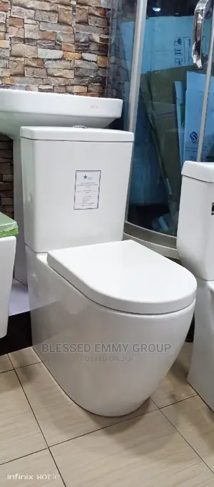 Giant Size Euro Standard Wc Set With the Wash Hand Basin