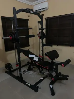 Smith Machine With Utility Bench + 40kgweight