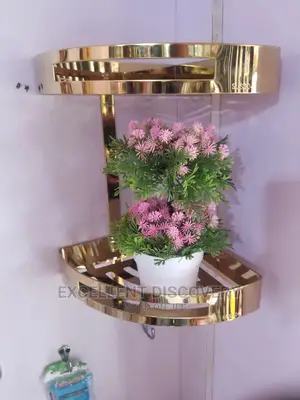 Gold Double Shelve